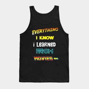 Taught By Movies Tank Top